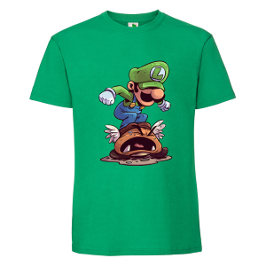 Цветна мъжка тениска- Супер Марио