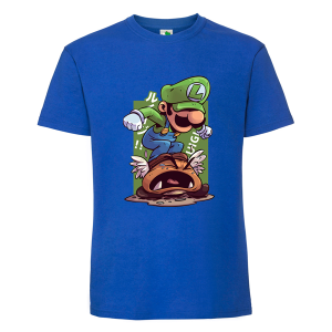 Цветна мъжка тениска- Супер Марио