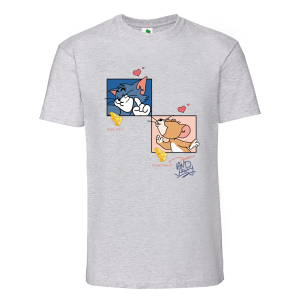 Цветна мъжка тениска- Том и Джери