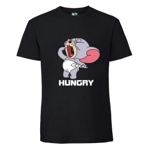 Черна мъжка тениска- Том и Джери