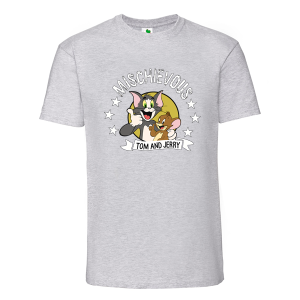 Цветна мъжка тениска- Том и Джери