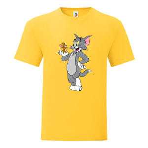 Цветна мъжка тениска- Том и Джери