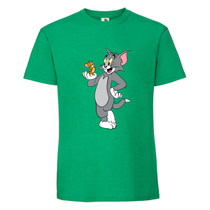 Цветна мъжка тениска- Том и Джери