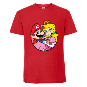 Цветна мъжка тениска- Супер Марио