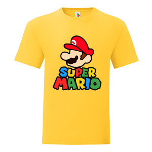 Цветна мъжка тениска- Супер Марио