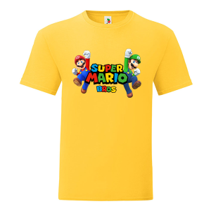 Цветна мъжка тениска- Супер Марио