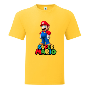 Цветна мъжка тениска- Супер Марио
