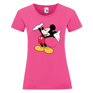 Цветна дамска тениска- Мики Маус
