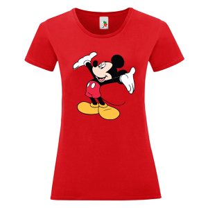 Цветна дамска тениска- Мики Маус