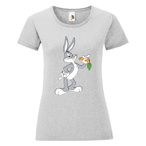 Цветна дамска тениска- Бъгс Бъни