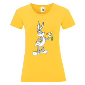 Цветна дамска тениска- Бъгс Бъни