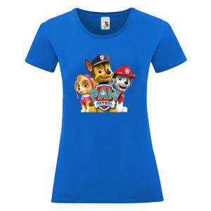Цветна дамска тениска- Пес Патрул