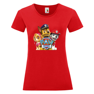 Цветна дамска тениска- Пес Патрул