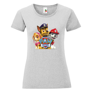 Цветна дамска тениска- Пес Патрул