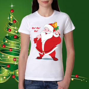 Дамска коледна тениска