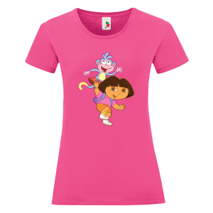 Цветна дамска тениска- Дора и Ботичко 