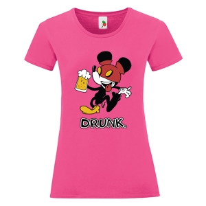 Цветна дамска тениска- Drunk