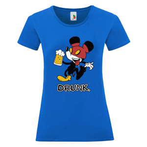 Цветна дамска тениска- Drunk
