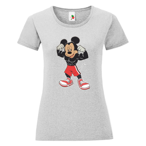 Цветна дамска тениска- Мики Маус
