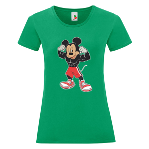 Цветна дамска тениска- Мики Маус