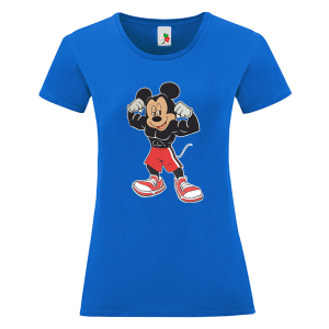 Цветна дамска тениска- Мики Маус