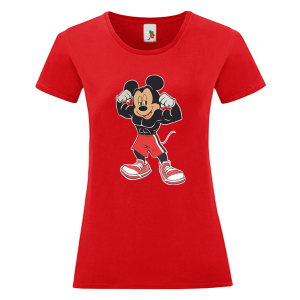 Цветна дамска тениска- Мики Маус