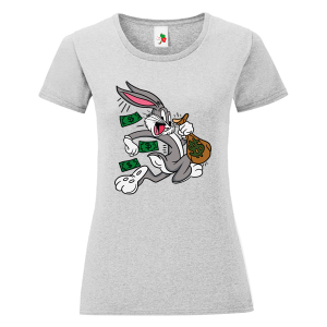 Цветна дамска тениска- Бъгс Бъни