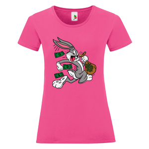 Цветна дамска тениска- Бъгс Бъни