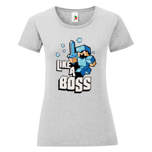 Цветна дамска тениска- Like a Boss