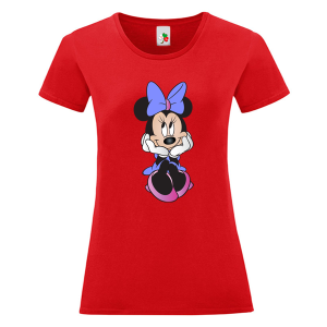 Цветна дамска тениска- Мини Маус