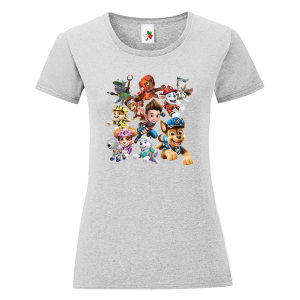 Цветна дамска тениска- Пес Патрул