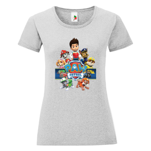 Цветна дамска тениска- Пес Патрул