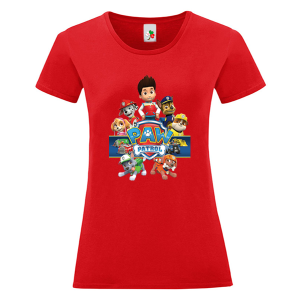 Цветна дамска тениска- Пес Патрул