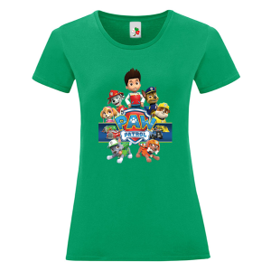 Цветна дамска тениска- Пес Патрул