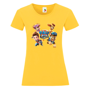 Цветна дамска тениска- Пес Патрул