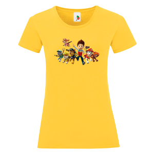 Цветна дамска тениска- Пес Патрул