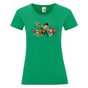 Цветна дамска тениска- Пес Патрул