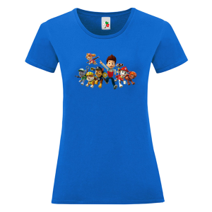 Цветна дамска тениска- Пес Патрул