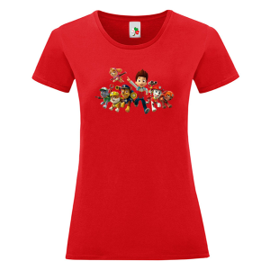 Цветна дамска тениска- Пес Патрул