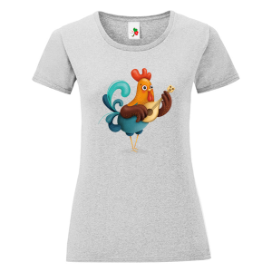 Цветна дамска тениска- Петле