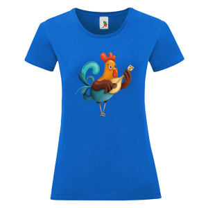 Цветна дамска тениска- Петле