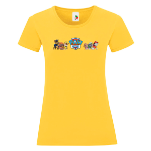 Цветна дамска тениска- Пес Патрул