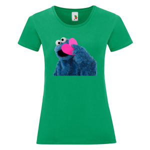 Цветна дамска тениска- Улица Сезам