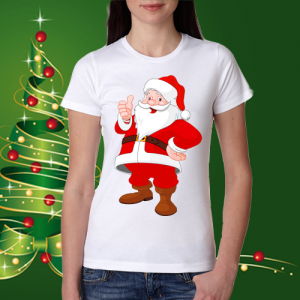 Дамска коледна тениска
