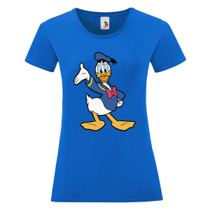 Цветна дамска тениска- Доналд Дък