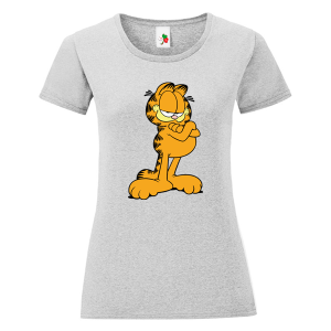 Цветна дамска тениска- Гарфилд