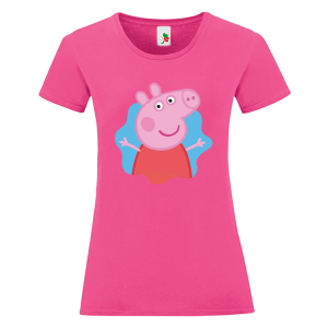 Цветна дамска тениска- Пепа Пиг