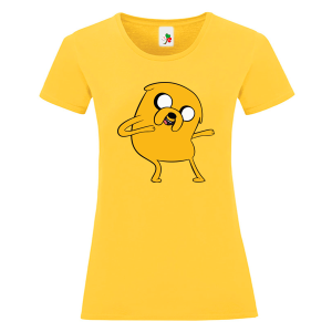 Цветна дамска тениска- Кучето Джейк