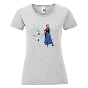 Цветна дамска тениска- Замръзналото кралство, Анна