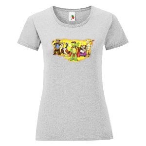 Цветна дамска тениска- Костенурката Франклин